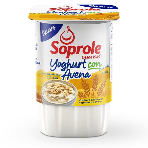 Yoghurt Batido Con Avena, 155 g
