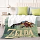 thumbnail image 4 of La Leyenda de Zelda: Breath of the Wild anti-pilling, suave, ligera, esponjosa y acogedora de lujo para hogar y cocina – Perfecta para niños y adultos,130x150cm, 4 of 6