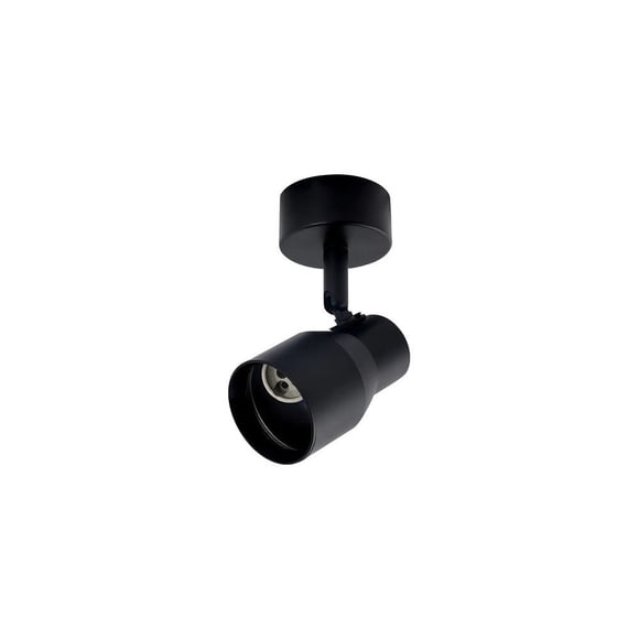 Aplique Lámpara Porta Gu10 Want Negro Pared Ideal Interior