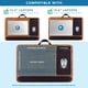 thumbnail image 3 of Escritorio portátil LapGear Home Office Pro con reposamuñecas Espresso, 3 of 6