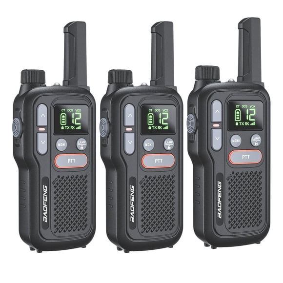 Walkie Talkies Gt 18 Para Niños Y Adultos De Largo Alcance Paquete De 3