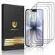 thumbnail image 1 of Protector de pantalla UnbreakCable para iPhone 17, paquete de 3 unidades, vidrio templado, 1 of 7