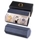 thumbnail image 1 of Funda de viaje Watch Roll QWATCHBANDS de piel de napa para hombre, 1 of 5