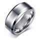 thumbnail image 1 of Anillo de Tungsteno Silver Hombre Moda Masculina Il, 1 of 3