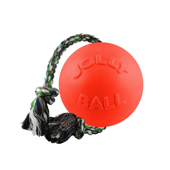 Juguete para Perro Jolly Pets Romp-n-Roll Cuerda y Pelota 11.4 cm Pequeña
