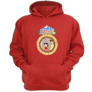 Genérico - Polerón Canguro Niña De Las Montañas Rojo Talla Xl Unisex