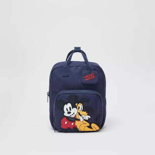 Brand New Two Shoulder Bags Boys And Girls Casual Fashion Cute Cartoon School Bags Children Pure Color Mickey Mouse Backpacks