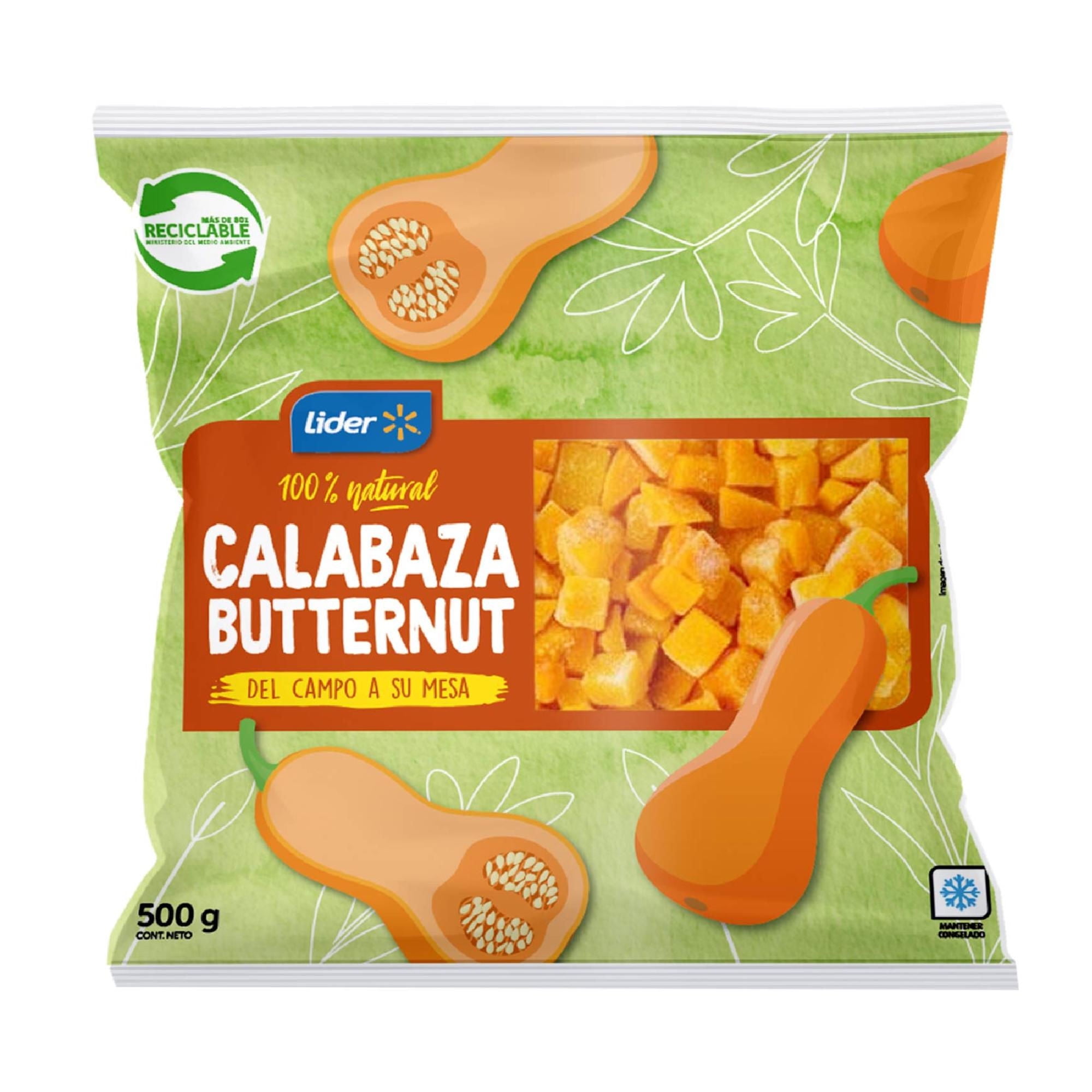 Zapallo Calabaza Butternut 500 g Lider