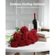 thumbnail image 3 of Flores artificiales InnoGear, 50 unidades, rosas rojas para decoración, 3 of 8