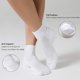 thumbnail image 5 of Pack de 6 calcetines de tobillo CelerSport para hombre, blancos, talla L, 5 of 6