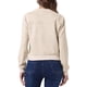 thumbnail image 3 of INSPIRE CHIC Chaqueta de Imitación de Gamuza para Mujer con Cuello Alto, Cierre de Cremallera, Diseño Recortado y Bolsillos L Beige, 3 of 6