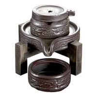 Magideal - Quemador De De Reflujo Creativo, Molino , Meditación, Yoga, Soporte De De Cerámica Para Teahouse , De Decoración