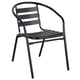 thumbnail image 3 of Set terraza 2 sillas acero + Mesa acero Negro 70x60 cm, 3 of 5