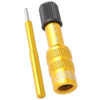 Magideal - Horquilla Duradera Para Bicicleta De Carretera, Convertidor De Extensión Para Adaptador De Válvula Inflable De Horquilla Para Piezas De Ciclismo De Mo Oro