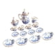 thumbnail image 2 of 15 Pedazos Del Juego De Té Casa De Mu?ecas En Miniatura Comedor Porcelana Flor Azul, 2 of 4
