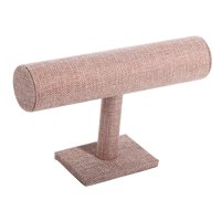 Ioensy - Organizador De Pulseras Con Barra En T, Soporte Para Pulseras Para Tienda, Joyería, Suministros Comerciales, Color Marrón