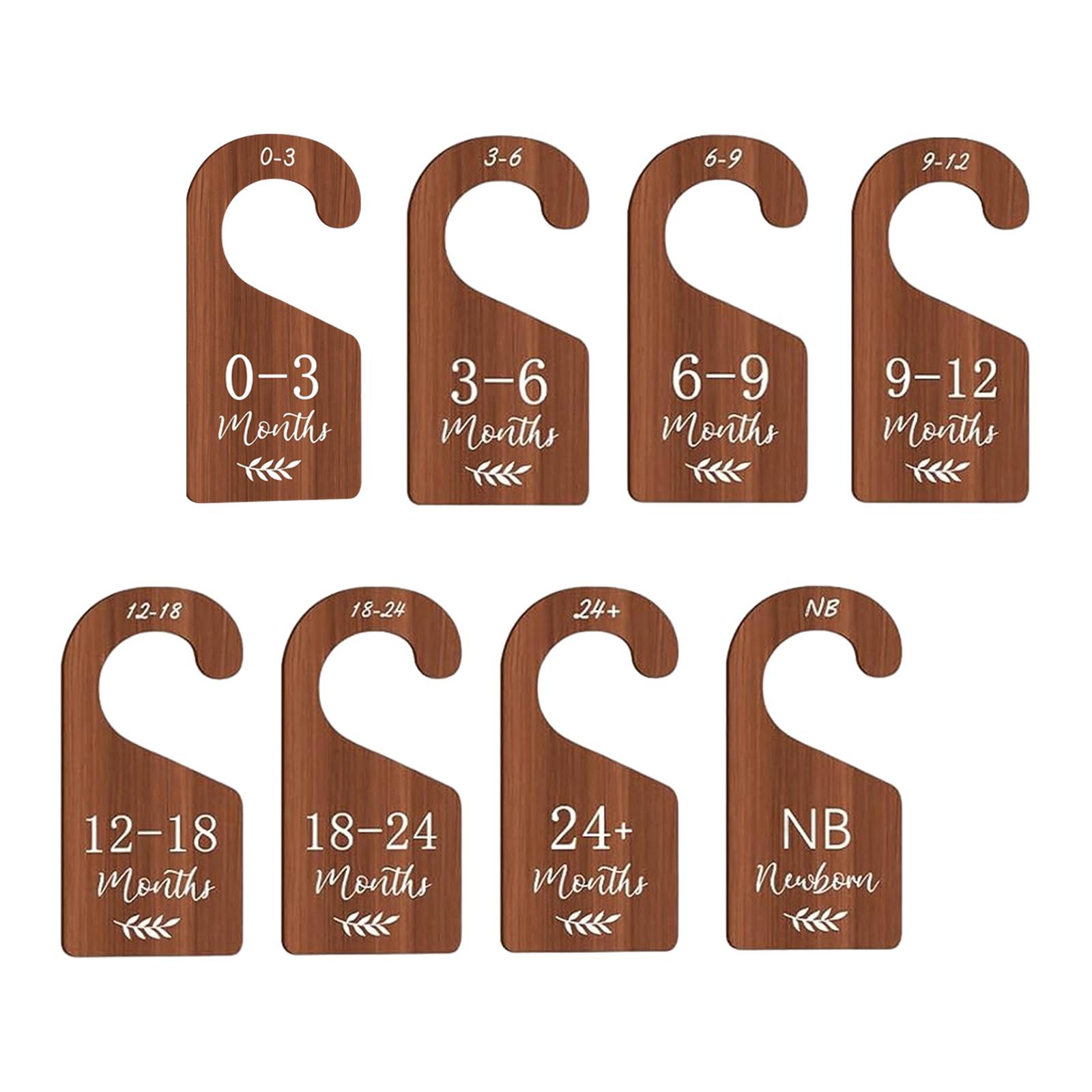 Bothyi - Divisor De Tamaño De Armario Para Bebé, 8 Uds., Fácil De Ordenar Y Organizar Para Accesorios De Fotografía