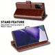 thumbnail image 1 of For Galaxy Note 8 Note 9 Note 10 Note 10 Plus Note 20 Note 20 Ultre Wallet Case, [Included Glass Screen Protector][RFID Blocking] Flip Folio Leather Cell Phone Cover With Credit Card Holder For Samsun, 1 of 3