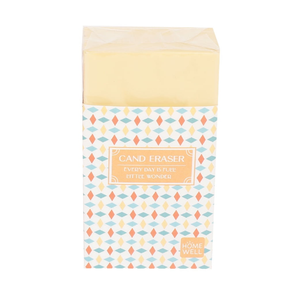 Homewell - Goma De Borrar Diseño Naranja 4x7x2cm