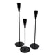 thumbnail image 1 of Pack 3 Porta Vela Candelabro Set 3 Candelabros Negro Mate, 1 of 2