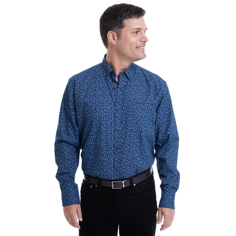 Kotting - Camisa Villela Estampada Turquesa