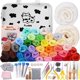 thumbnail image 1 of Kit de fieltro Mayboos - 42 colores de lana cardada, 1 of 7