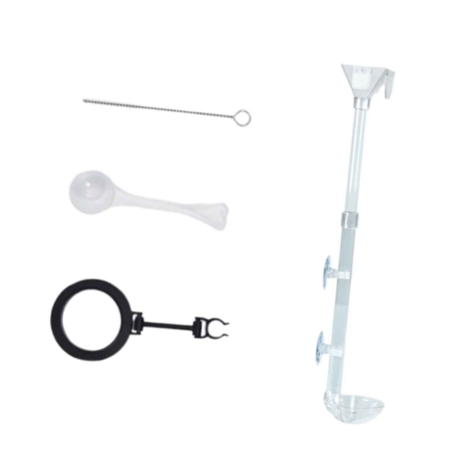 Kit De Tubo De Alimentación De Peces Acrílico De Fácil Instalación, Suministros De Alimentación Para Peceras Transparentes S