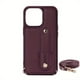 thumbnail image 1 of Faux Leather Phone Case For IPhone 15/14/13/12/11/ Pro Max XS Max XR 15/14/7/8 Plus SE With Holder Wrist Long Lanyard Wallet Card Bag Crossbody Shockproof Protective Cover, 1 of 3