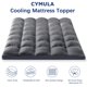 thumbnail image 2 of Colchón Protector CYMULA para Cama Full, Gris, Refrescante, Tamaño Full, 2 of 7