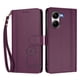 thumbnail image 3 of Funda Cartera Trébol para Xiaomi Poco X7 Pro con Ranuras Tarjetas y Carga Inalámbrica Violeta, 3 of 6