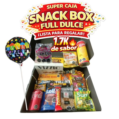 Multimarca - Chocolates Snack Y Dulces Surtidos En Caja Sorpresa Regalo Cumpleaños