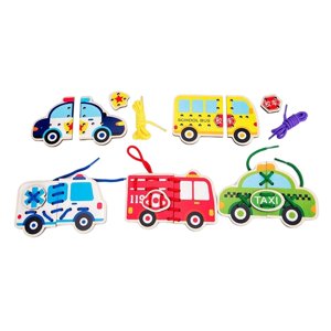 Bothyi - Rompecabezas De Bloques De Encaje De Madera Aprendizaje De Habilidades Para La Vida Para Bebés Niños Tráfico De Aviones