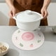 thumbnail image 4 of Juego de 6 Manteles Redondos Tejidos para Decoración de Mesa de Comedor Interior Limpiar con Paño Rosa 30x30cm, 4 of 5