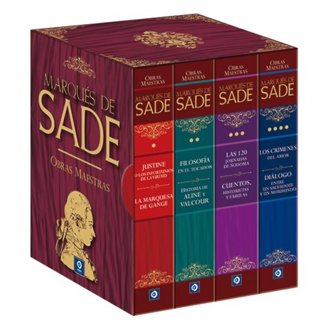 Edimat Libros - Marques De Sade 4 Volumenes (O. Maestras)