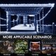 thumbnail image 5 of Guirnalda de luces solares Vimorg, paquete de 2, 24 m, 200 LED, impermeables, 5 of 7