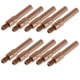 thumbnail image 2 of 10 piezas de cobre rojo blindado soldadura de soldadura de soldadura soldadora boquilla de contacto 1.2mm, 2 of 5