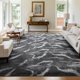 thumbnail image 1 of Alfombra FinRèc Home 6x9 Peluda Gris Ondulada, 1 of 7