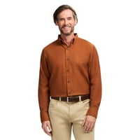 Camisa Izod Stratton De Franela Manga Larga Bombay Brown Xl