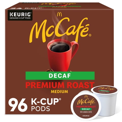 Cápsulas De Café Descafeinado Mccafe Premium Roast K-Cup, 96 Unidades