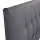 thumbnail image 2 of Respaldo Cama King Lino Gris Oscuro Sevilla CP, 2 of 2