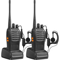 Baofeng Bf-888S Radio Analógica 2 Unidades 5W 400-470Mhz Walkie Talkie Negro