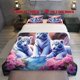 thumbnail image 1 of 3pcs Cute Tiger Theme Printed Three Piece Bedding Set Soft Quilt Cover And Two Pillowcases, 1 of 5