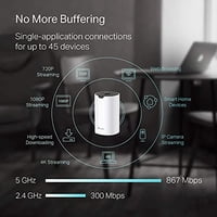 Sistema Wifi Tp-Link Deco Whole Home Mesh (Deco S4): Cobertura De Hasta 2,000 Pies Cuadrados, Reemplazo Del Enrutador / Extensor Wifi, Puertos Gigabit, Paquete De 1 Reacondicionado