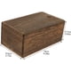 thumbnail image 3 of Caja de madera con cajón para joyas, alcancía de madera, estuche para guardar artículos diversos, para decorar pendientes., 3 of 7