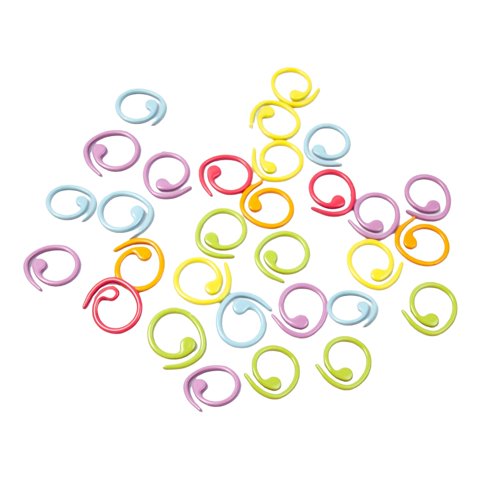 Magideal - 30 Uds, Marcadores De Punto De Tejer, Protectores, Herramientas De Tejer, Topes De Punto De , Marcadores De Punto, Anillo Marcador De Punto Para