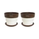 thumbnail image 1 of Set de 2 Maceta Greta 22cm Blanca y sus platos, 1 of 3