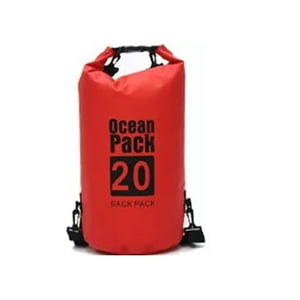 Auckland Outdoor - Bolso Seco Impermeable 20L Rojo Rojo