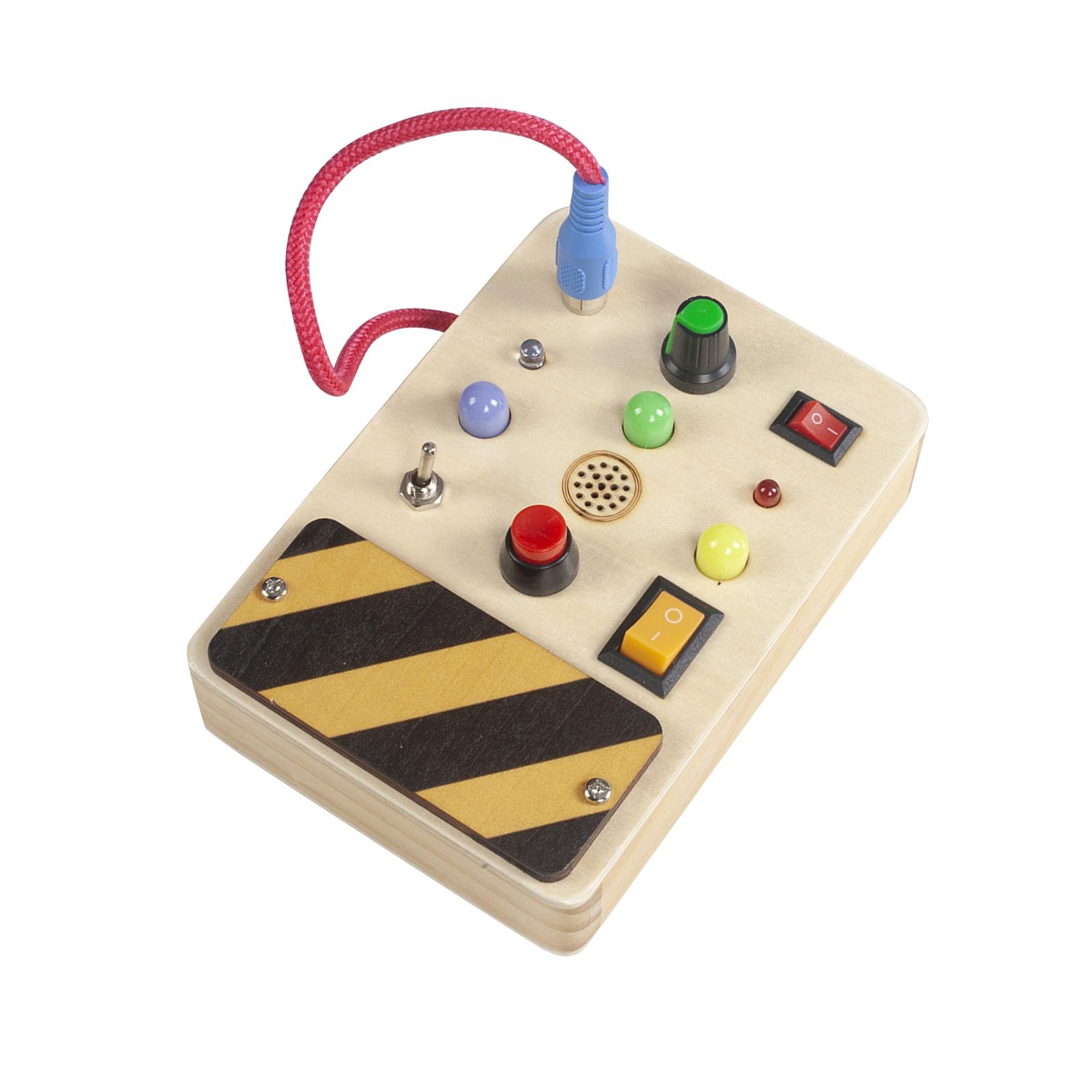 Magideal - Interruptor De Palanca De Tablero De Actividad De Juguete Montessori, Tablero Sensorial Educativo Temprano, Habilidades Motoras Finas Para Niños Peque Estilo B