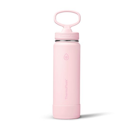 Botella ThermoFlask 680 ml con Tapa de Sorbete Rosa