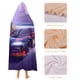 thumbnail image 4 of Coche de Carreras Manta Capa con Capucha Anti-Bolitas, Manta de Lana Ártica Suave, Manta Portátil de Felpa Ligera y Lujosa, Poncho para Siesta en Casa y Oficina, 100*130cm, 4 of 6